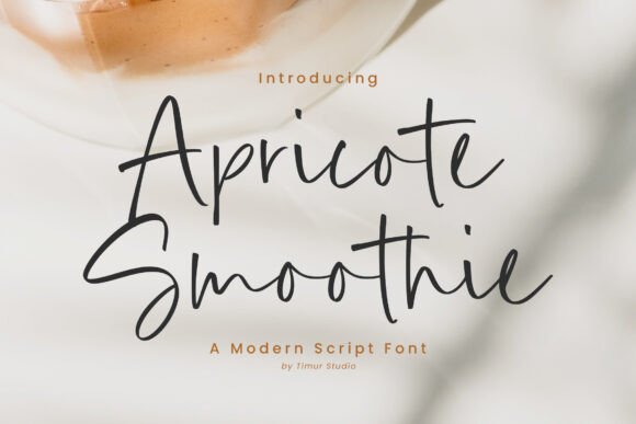 Apricote Smoothie Font - Featured Image