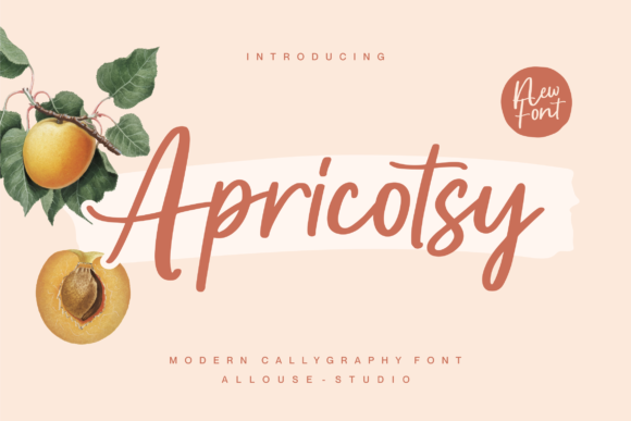 Apricotsy Font - Featured Image