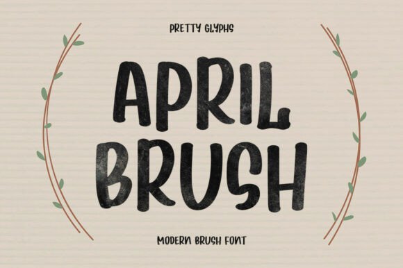 April Brush Font - Featured Image