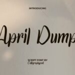 April Dump Font - Featured Image