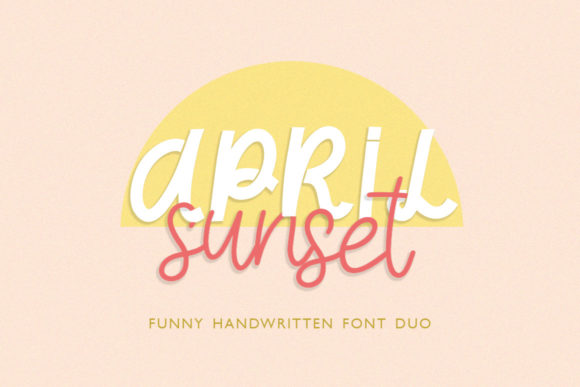 April Sunset Font - Featured Image