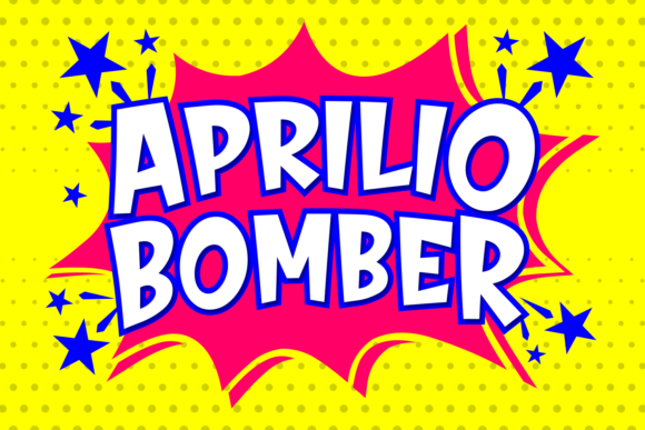 Aprilio Bomber Font - Featured Image