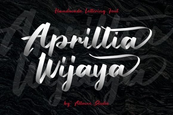 Aprillia Wijaya Font - Featured Image