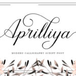 Aprilliya Font - Featured Image