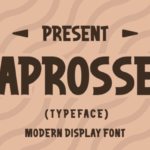 Aprosse Font - Featured Image