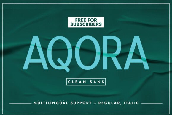 Aqora Font - Featured Image