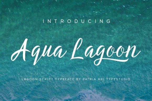 Aqua Lagoon Font - Featured Image
