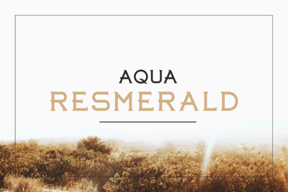 Aqua Resmerald Font - Featured Image