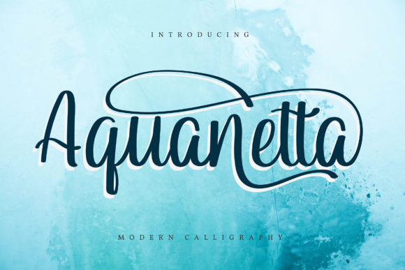 Aquanetta Font - Featured Image