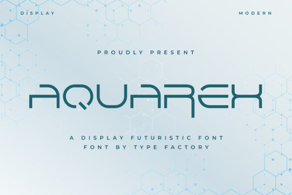 Aquarex Font - Featured Image