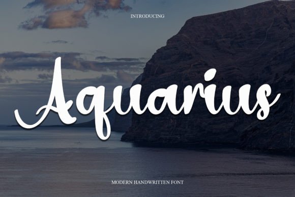 Aquarius Font - Featured Image