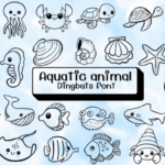 Aquatic Animal Font - Featured Image