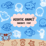 Aquatic Animls Font - Featured Image