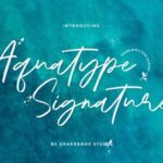 Aquatype Signature Font - Featured Image