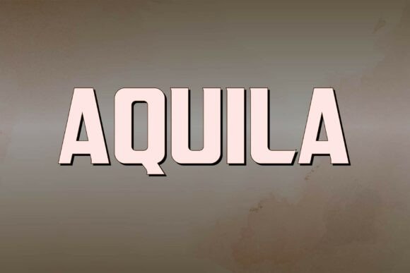 Aquila Bold Font - Featured Image