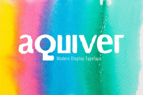 Aquiver Font - Featured Image