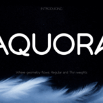 Aquora Font - Featured Image