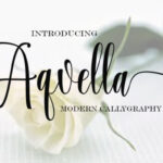 Aqvella Font - Featured Image