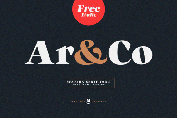 Ar and Co Font - Featured Image