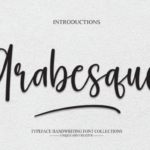 Arabesque Font - Featured Image