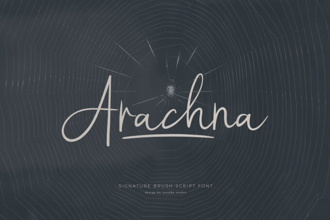 Arachna Font - Featured Image