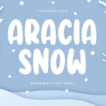 Aracia Snow Font - Featured Image