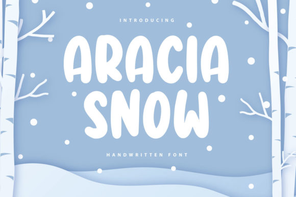 Aracia Snow Font - Featured Image