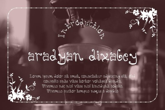Aradyan Dixabey Font - Featured Image