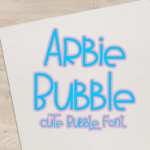 Arbie Bubble Font - Featured Image