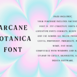 Arcane Botanica Font - Featured Image