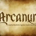 Arcanum Font - Featured Image
