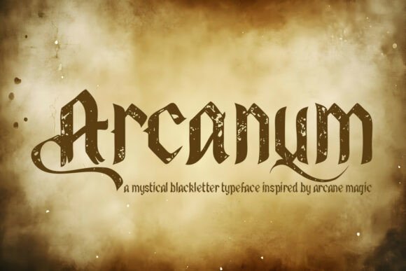 Arcanum Font - Featured Image
