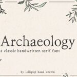 Archaeology Font - Featured Image