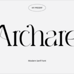 Archare Font - Featured Image