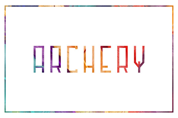 Archery Font - Featured Image