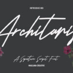 Architaris Signature Font - Featured Image