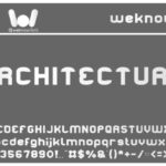 Architecture Font - Featured Image