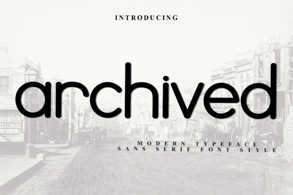 Archived Font - Featured Image