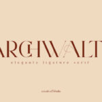Archwaltz Font - Featured Image