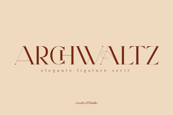 Archwaltz Font - Featured Image