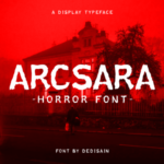 Arcsara Font - Featured Image