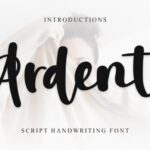 Ardent Font - Featured Image
