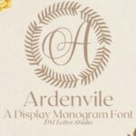 Ardenvile Monogram Font - Featured Image