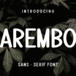 Arembo Font - Featured Image
