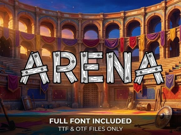 Arena Font - Featured Image