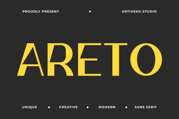 Areto Font - Featured Image