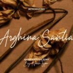 Arghina Santia Font - Featured Image
