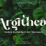 Argithea Font - Featured Image