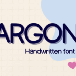 Argon Font - Featured Image