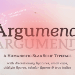 Argumend Font - Featured Image